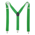 Green Vintage Style Unisex Suspenders