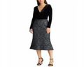 Ralph Lauren Women's Sheath Velvet Dress Black Size 12