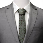 Star Wars Boba Fett Green Floral Motif Tie