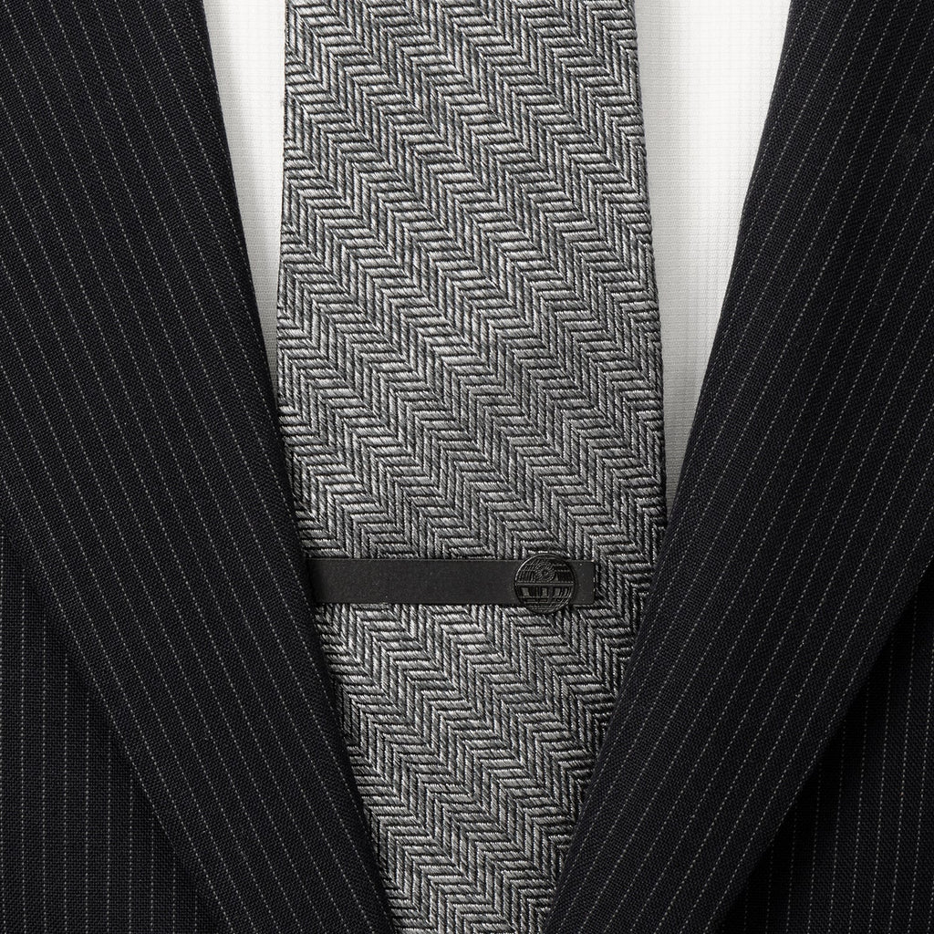 Star Wars Death Star Satin Black Tie Bar