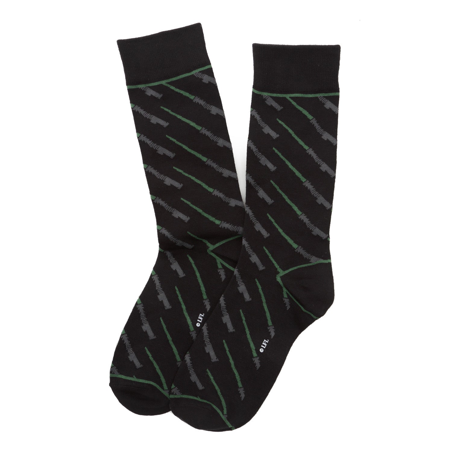 Star Wars LIGHTSABER Battle Dress Socks and Darth Vader Lapel Pin Gift Set