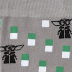 Star Wars Mandalorian and Grogu Gray Dress Socks and Lapel Pin Gift Set