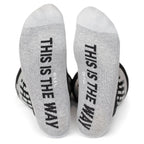 Star Wars Mandalorian "This Is The Way" Dress Socks and Lapel Pin Gift Set