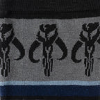 Star Wars Mandalorian Mythosaur Striped Dress Socks and Lapel Pin Gift Set