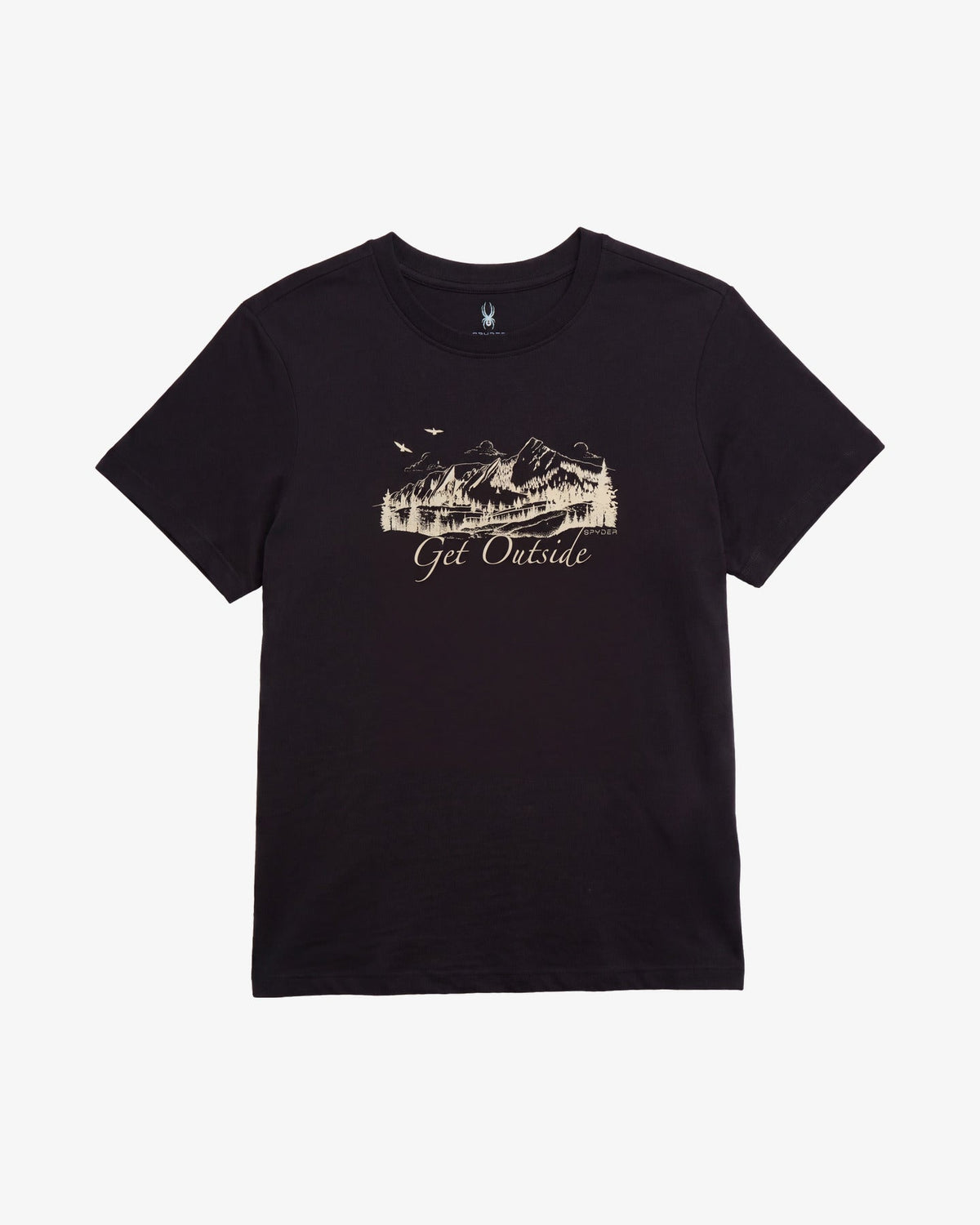 Women's Short Sleeve Graphic Tee - Black