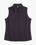 Women's Sleeveless Woven Top - Black