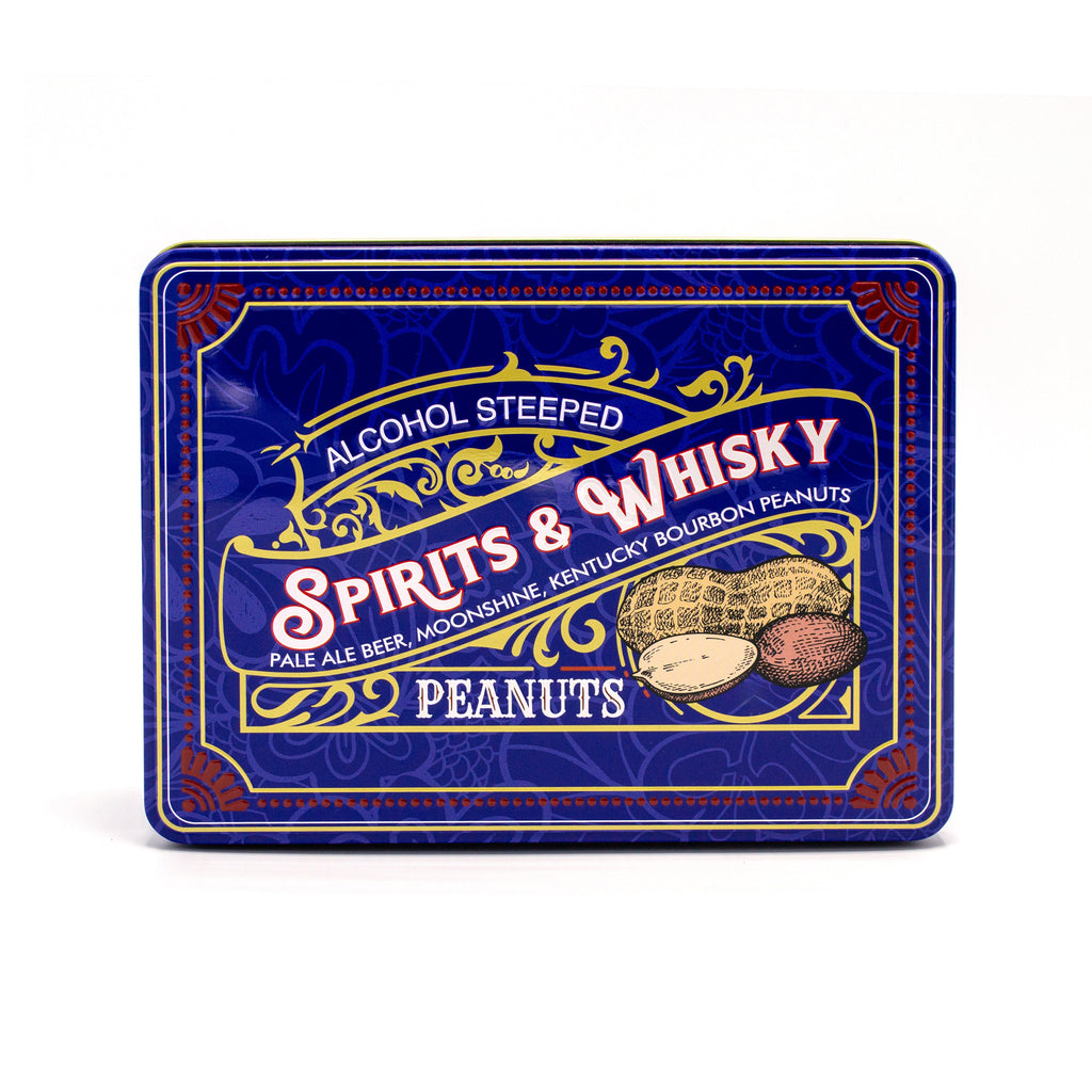 Spirits & Whisky Peanuts – 3 Gourmet Flavors 12oz Tin