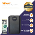 Portable USB Charger Diversion Safe - Realistic-Looking USB Charger with Discreet Secret Compartments and Storage to Stash Valuables