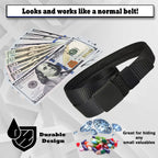 Belt Wallet Diversion Safe - Discreet belt with hidden compartment the Best Diversion Safe Ideas to hide valuables