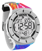Coliseum Fit™ Samadelic Tie-Dye Edition (White/Black) Watch