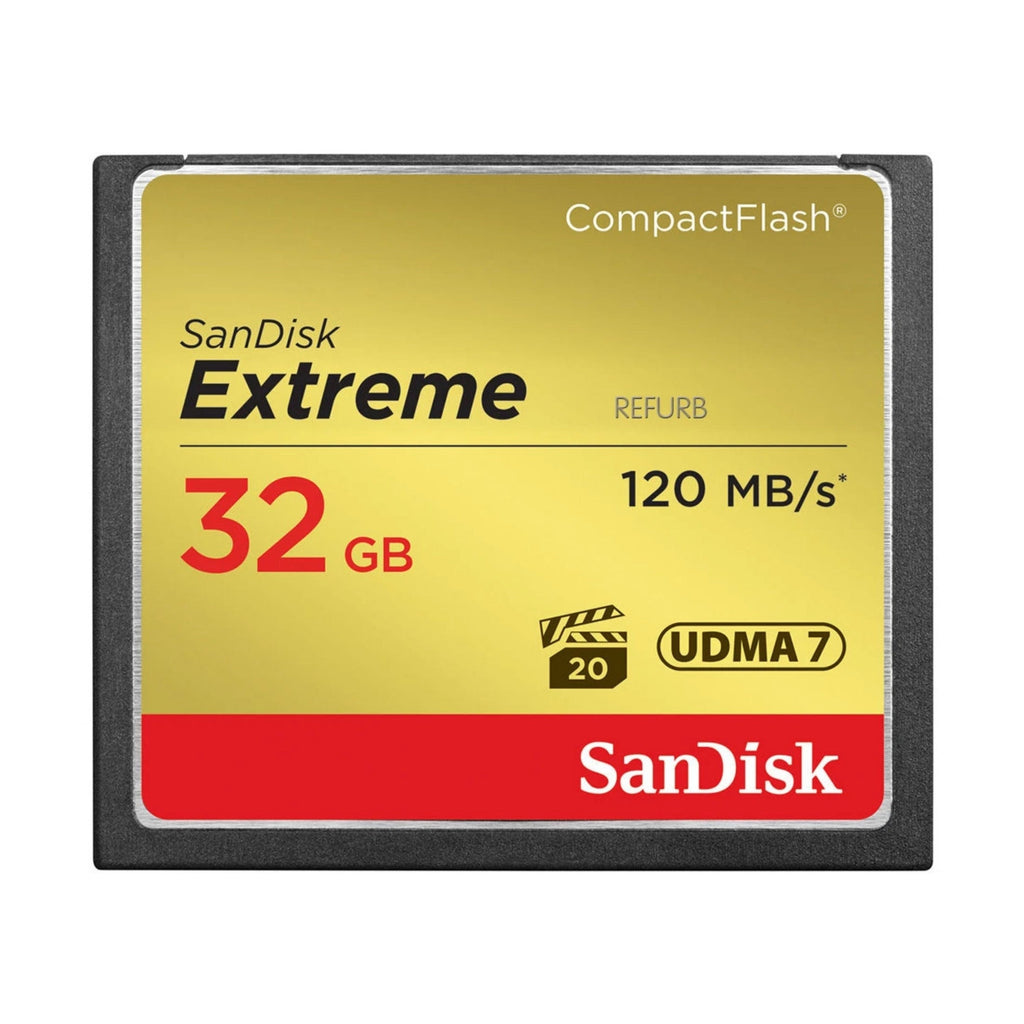 SanDisk Extreme 32GB CompactFlash Memory Card - Renewed
