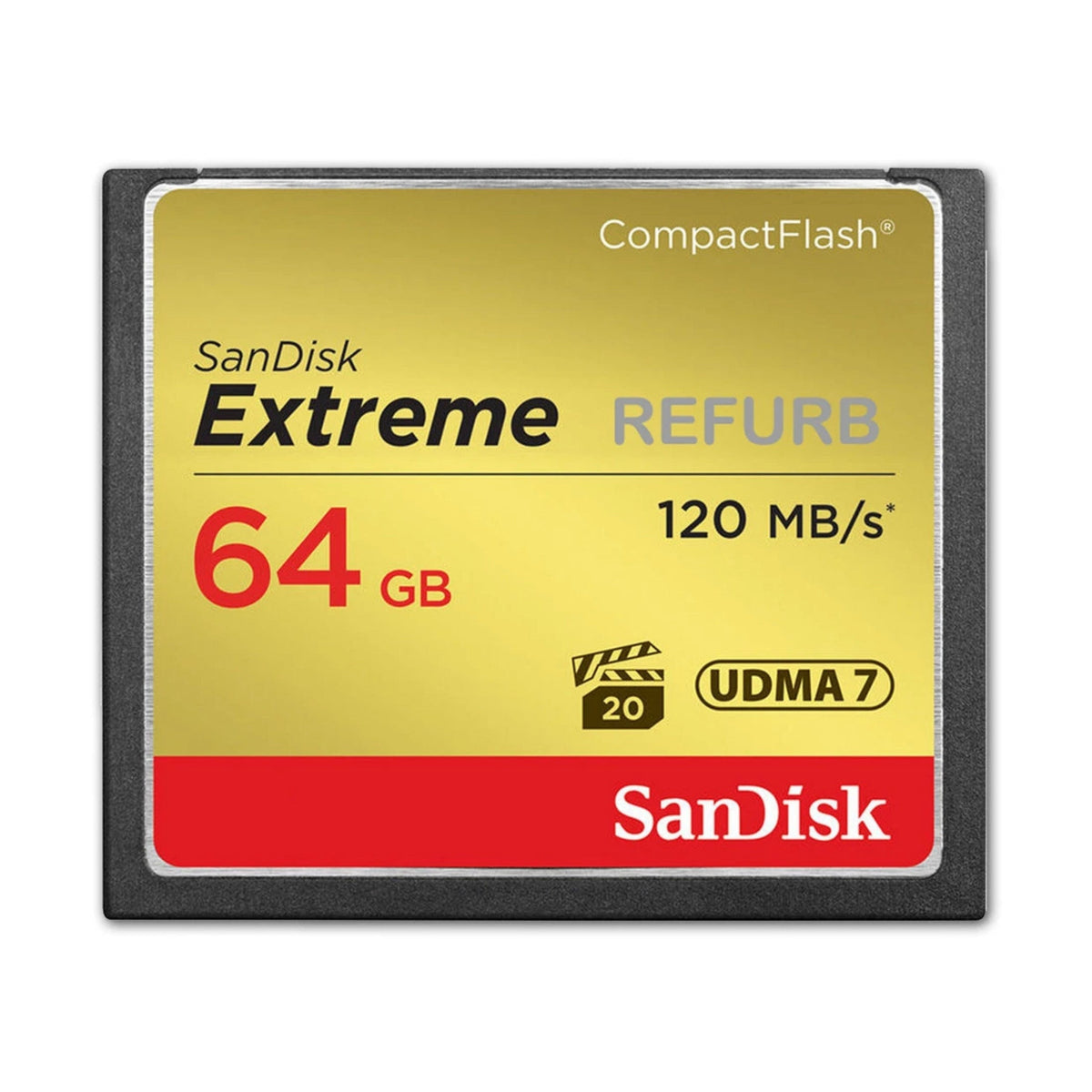 SanDisk Extreme 64GB CompactFlash Memory Card - Renewed