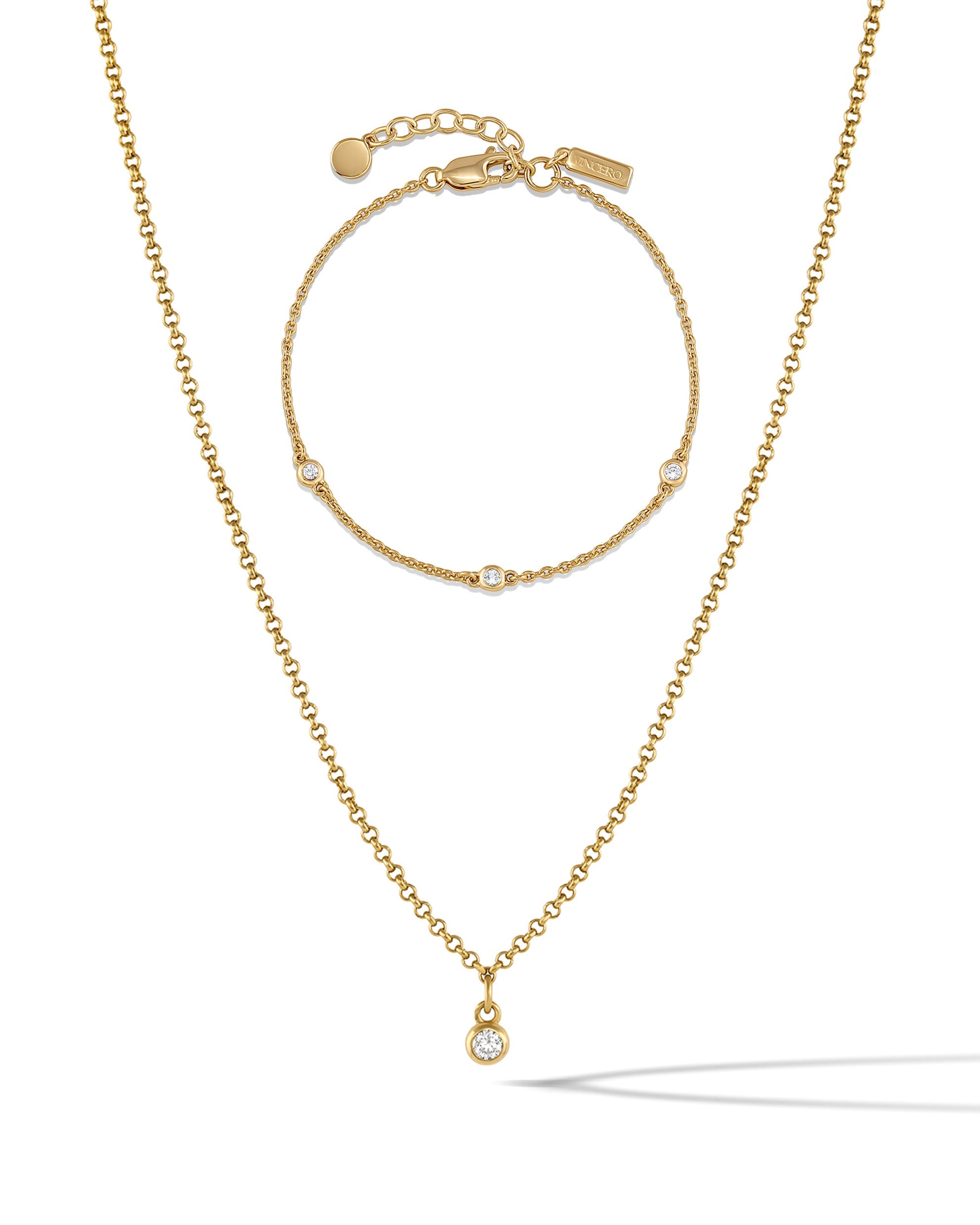 Sapphire Trio Set - Gold