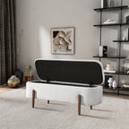 Sarna Ivory Boucle Bench