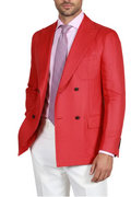 Brioni Linen Double Breasted Sport Jacket