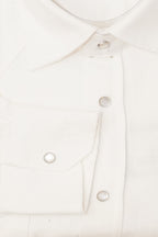 Sartorio Denim Snap Button Cotton Shirt
