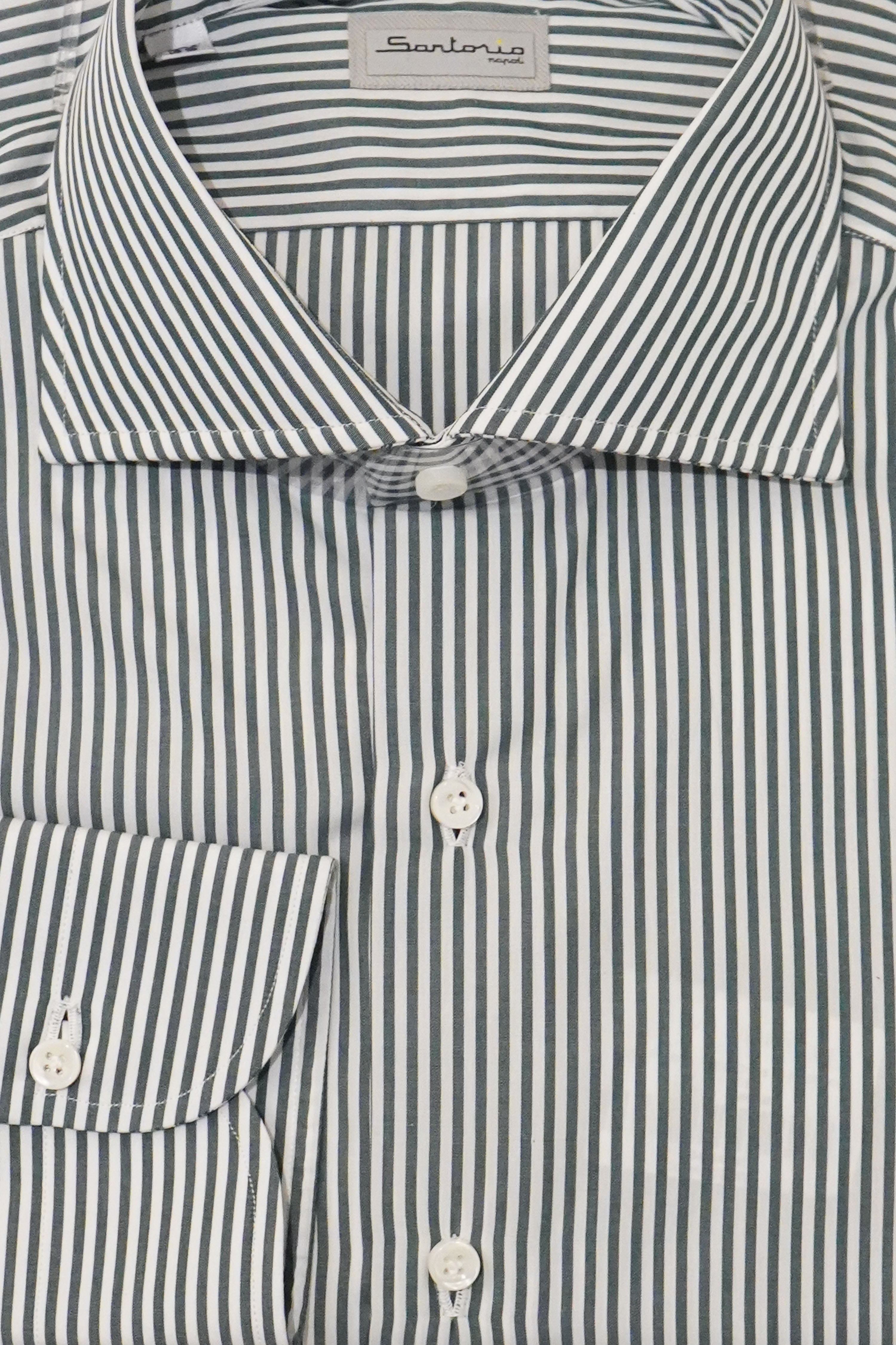 Sartorio Pinstripe Cotton Dress Shirt