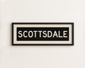 Framed Scottsdale Arizona Bus Scroll