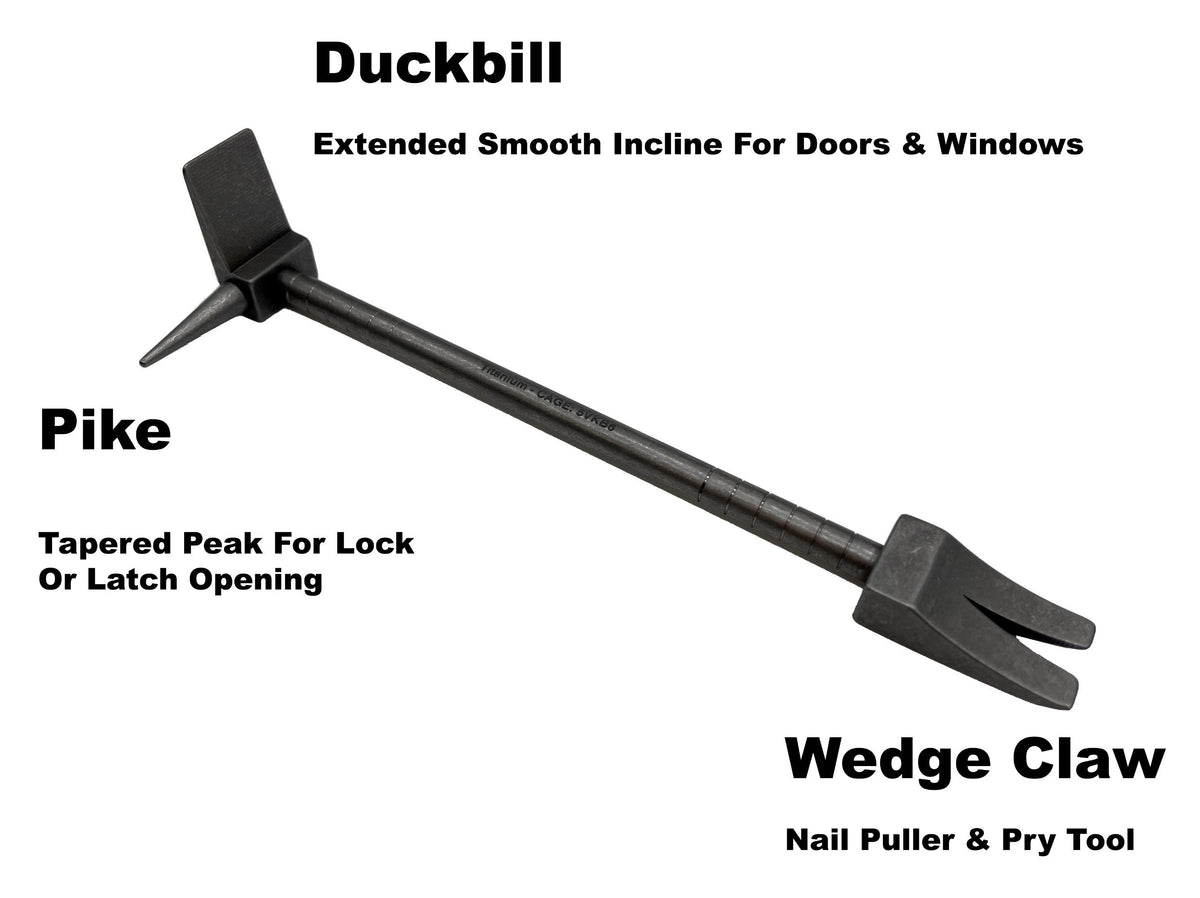 4" Ti Hooligan Forced Entry Tool - Titanium