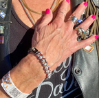 SK2005 Silver Crystal Bracelet