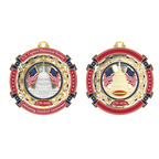 America 250 Commemorative Marble Ornament