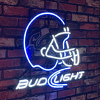 Seattle Seahawks Helmet Bud Light Neon Signs