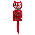Retro Red Kitchen Edition Kit-Cat Klock