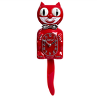 Retro Red Kitchen Edition Kit-Cat Klock