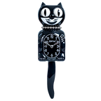 Retired Retro Black Lady Kitchen Edition Kit-Cat Klock
