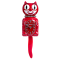 Retired Retro Red Lady Kitchen Edition Kit-Cat Klock