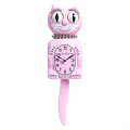 Retired Retro Pink Lady Kitchen Edition Kit-Cat Klock