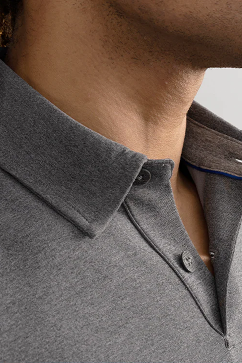 Short Sleeve Polo Solid // Charcoal