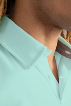 Short Sleeve Polo Solid // Turquoise