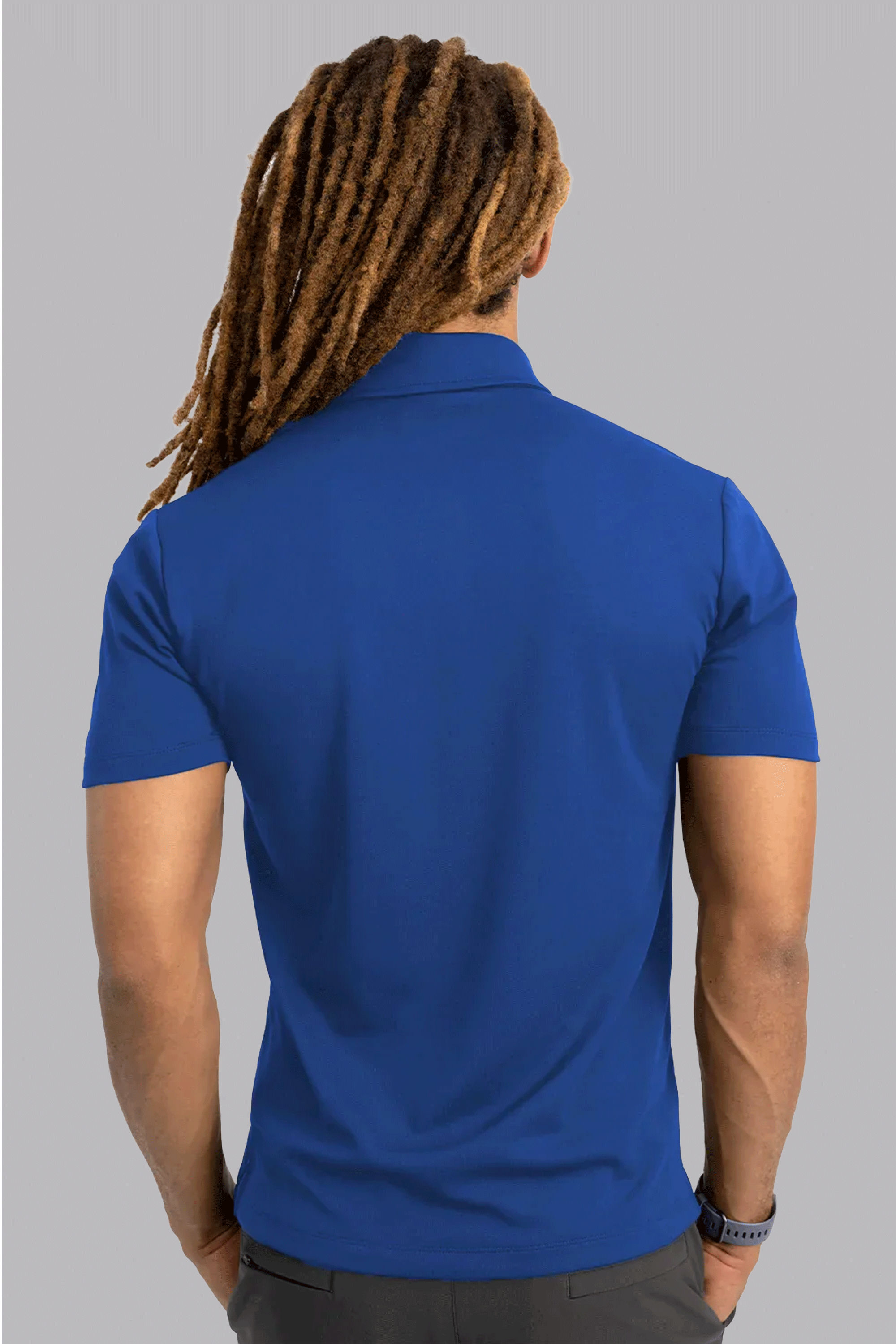 Short Sleeve Polo Solid // Twilight