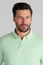 Short Sleeve Polo Solid // Pastel Green