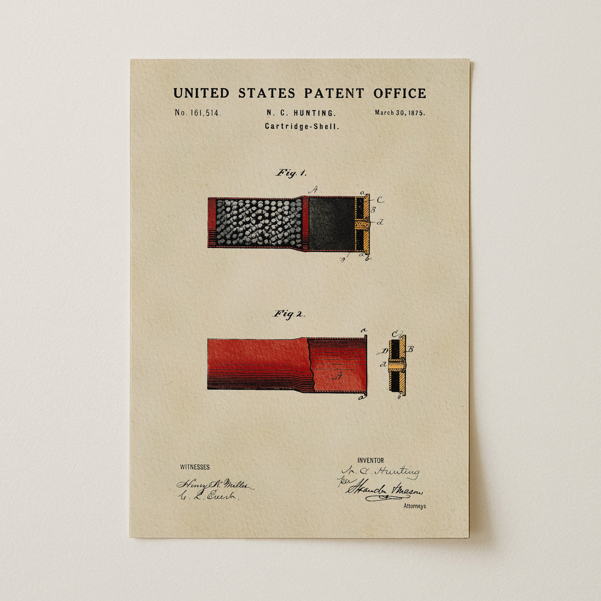 Shotgun Shell Cartridge (1875)