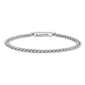 Cuban Chain Bracelet, 5MM - Silver