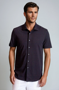 Cinqo 'Single Shot' Short Sleeve Shirt - Black