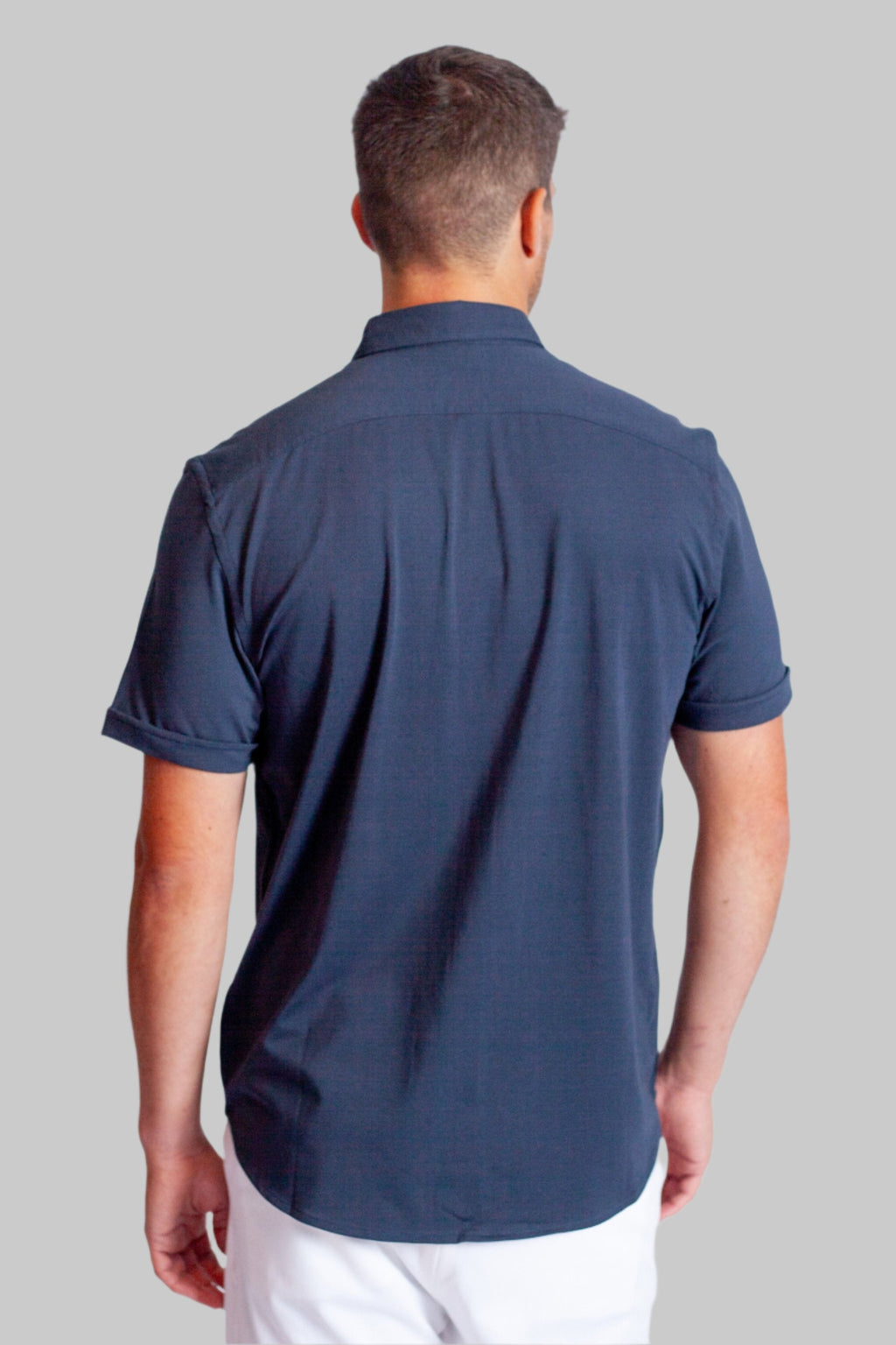 Cinqo 'Single Shot' Short Sleeve Shirt - Blue Night