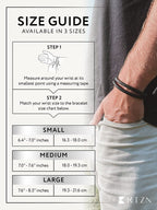 Double Black Suede & Braided Leather Bracelet