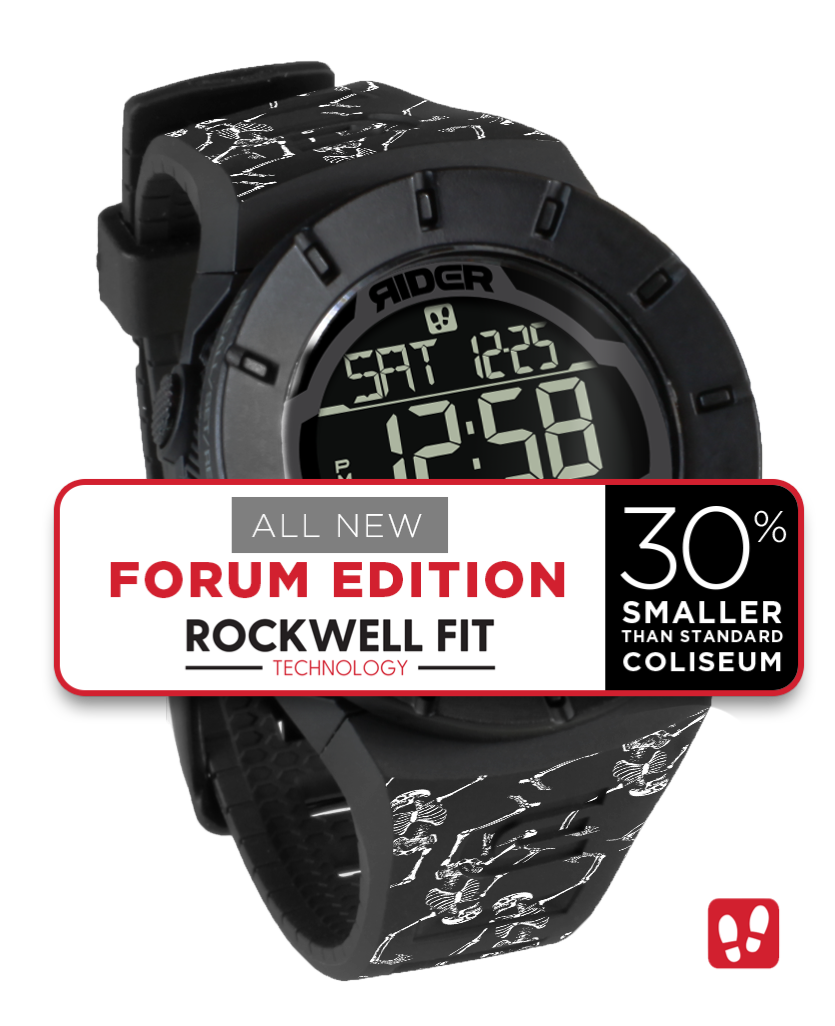 The Coliseum Fit™ - Skeleton Pattern FORUM EDITION (Phantom Black) Watch