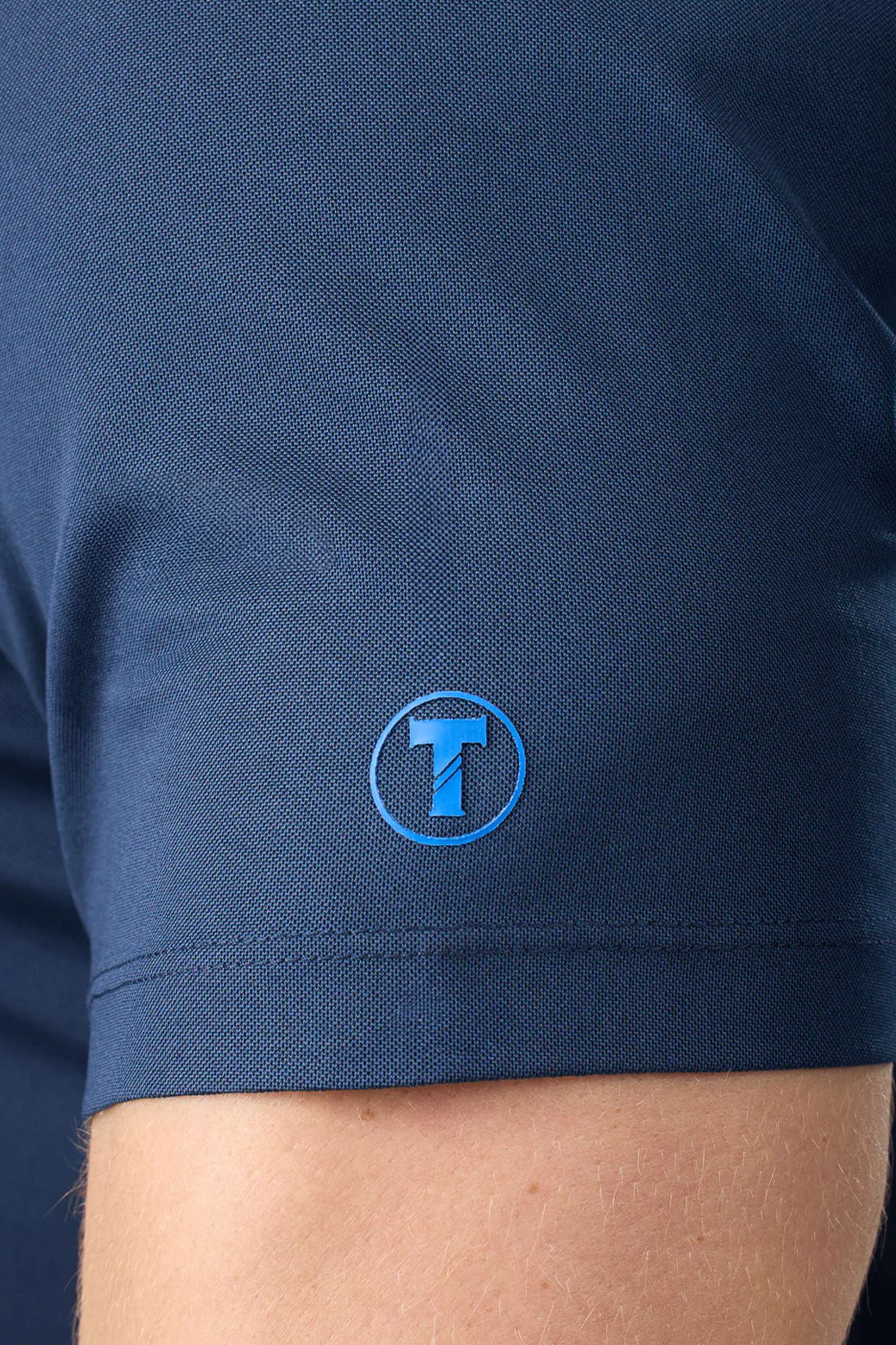Slim Fit Pique Polo Solid // Navy