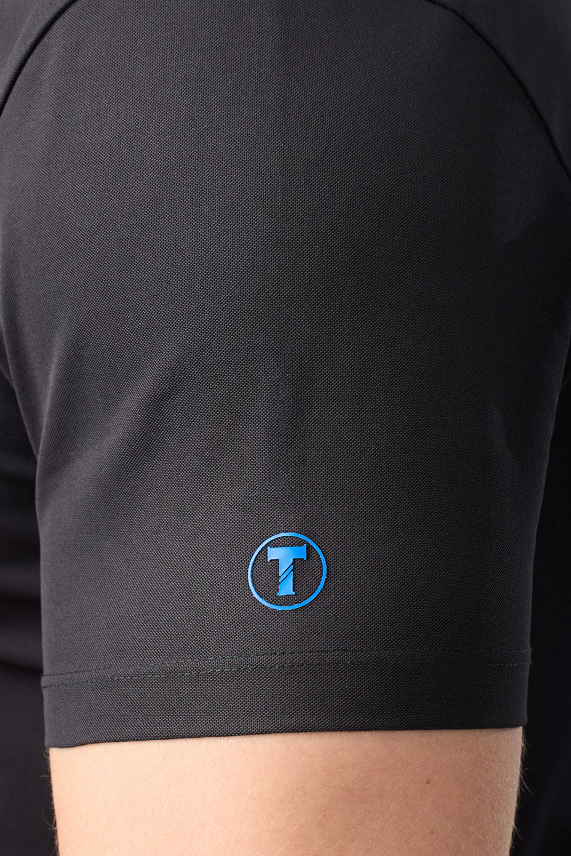 Slim Fit Pique Polo Solid // Black