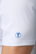Slim Fit Pique Polo Solid // White