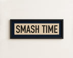 Framed Smash Time Pickleball Art Scroll Sign