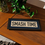 Framed Smash Time Pickleball Art Scroll Sign