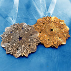 Star Spangled Snow Crystal 2026 Ornament (Bronze)