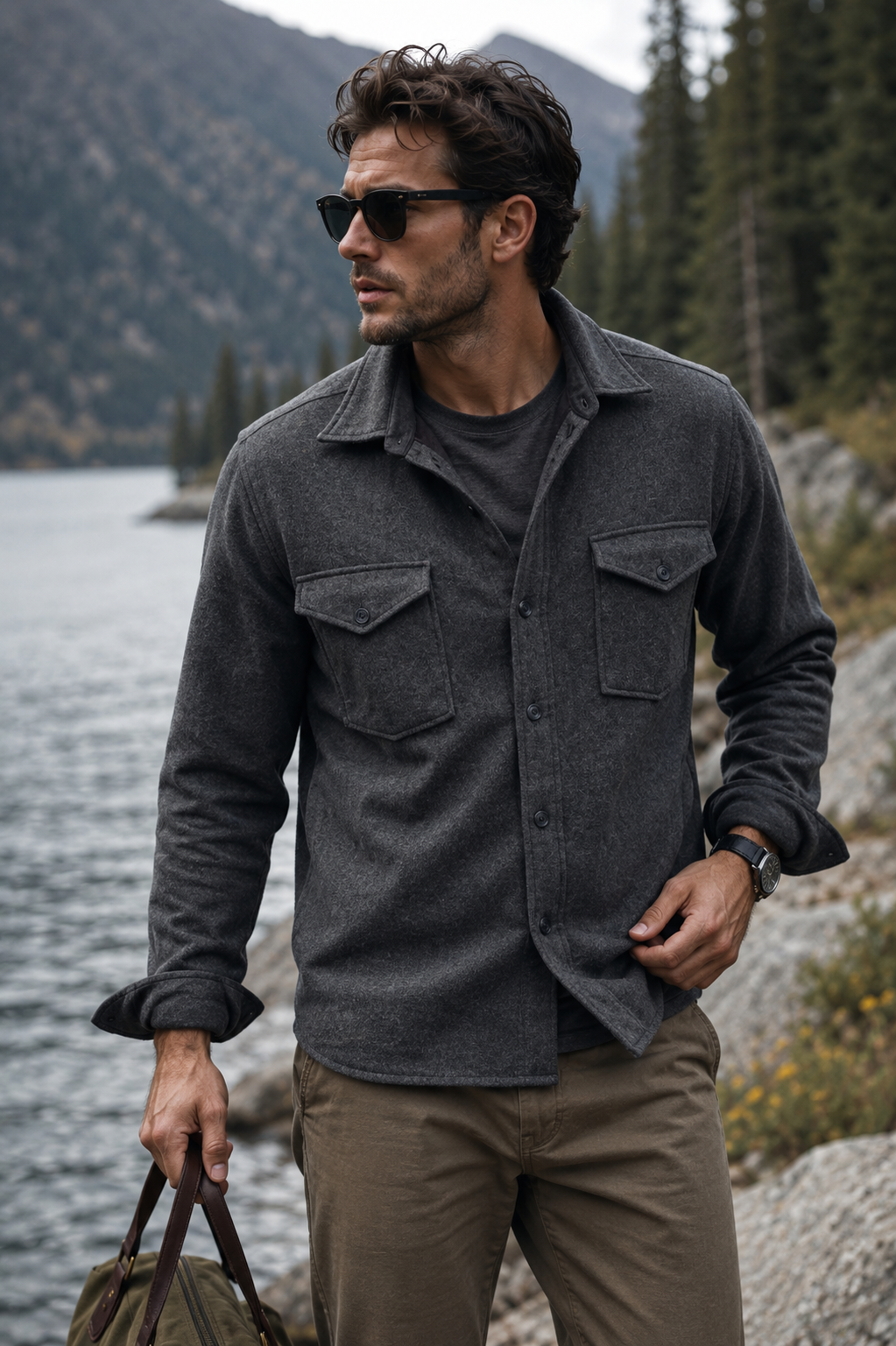 Soft Knit CPO Overshirt
