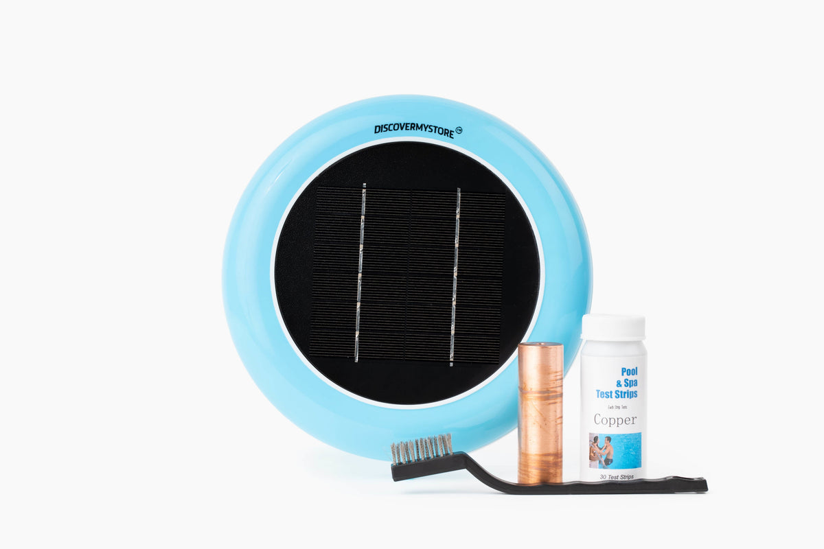 Solar Pool Ionizer for Swimming Pools Reduce Chlorine Usage
