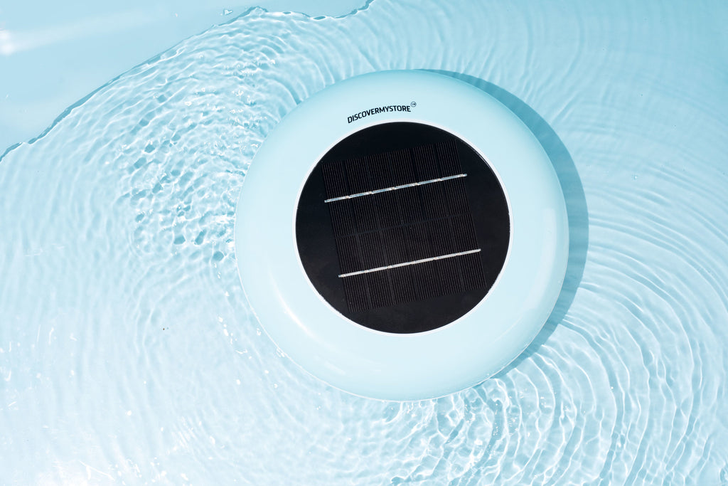 Solar Pool Ionizer for High Capacity Swimming Pools Reduces Chlorine